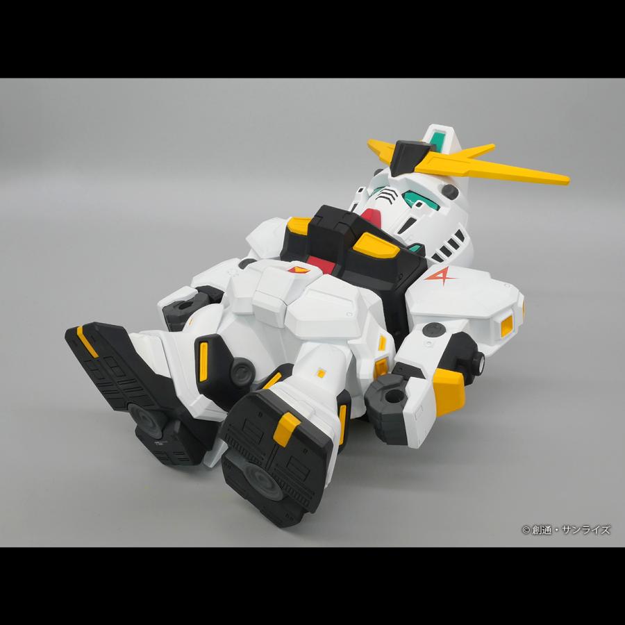 プレックス 送料無料◇ジャンボソフビフィギュアSD RX-93 SD νガンダム 