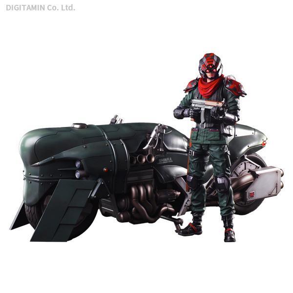 送料無料◇PLAY ARTS改 上級バイク警備兵 ＆ バイクセット フィギュア 