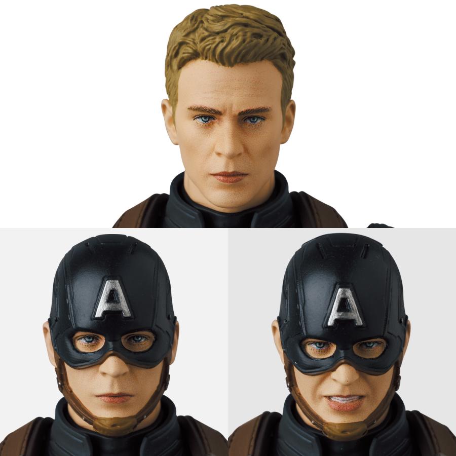 送料無料◆MAFEX マフェックス No.202 CAPTAIN AMERICA キャプテン・アメリカ (Stealth Suit ステルススーツ) メディコム・トイ フィギュア （ZF109421）｜digitamin｜06