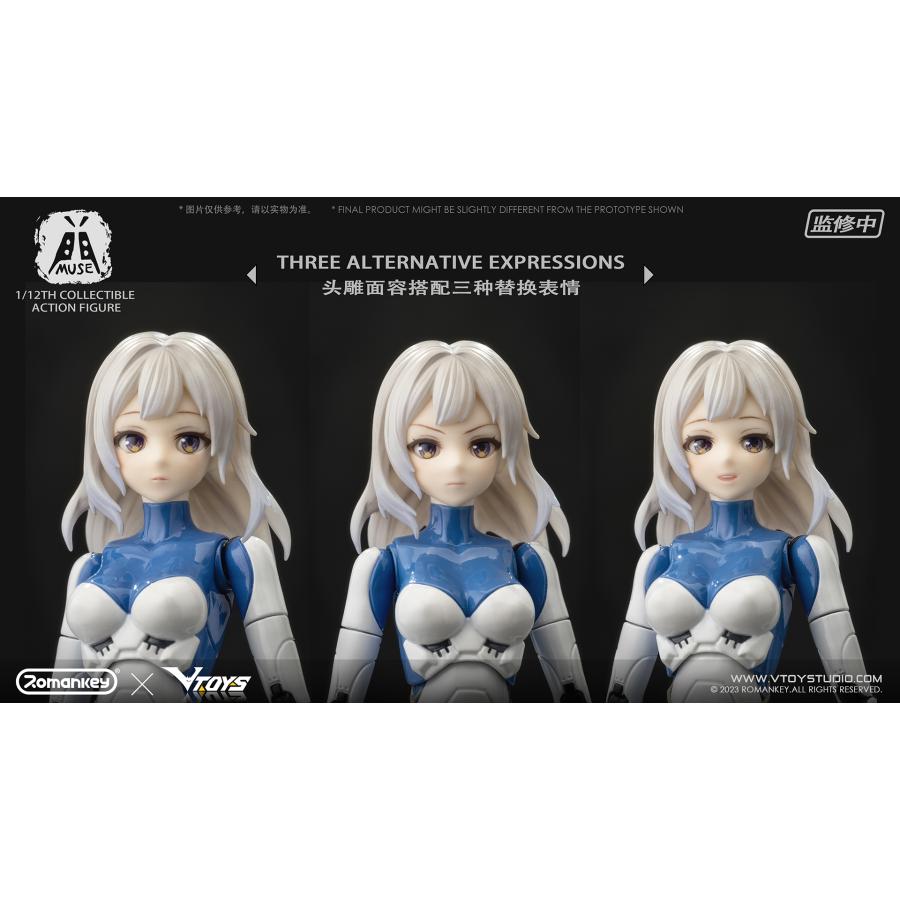 送料無料◇Romankey×VTOYS ミューズ (MUSE) 1/12スケール可動 送料無料◇Romankey×VTOYS ミューズ (MUSE) 1/12スケール可動
