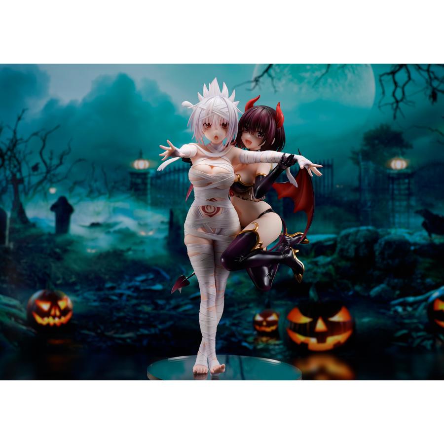 あやかしトライアングル 風巻祭里＆花奏すず＆シロガネ 完成品フィギュア あやかしトライアングル 風巻祭里＆花奏すず＆シロガネ