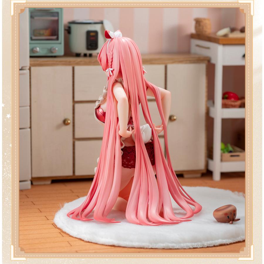 AniMester 1/7 白いウサギRosu エプロンVer. 初回特典付き フィギュア