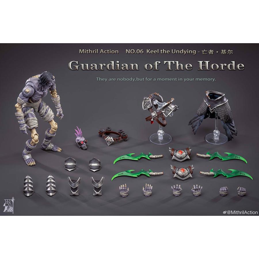 Mithril Action Guardian of The Horde (ガーディアンオブザホード) NO.06 Keel the Undying (キールザアンダイイング) 1/10 可動フィギュア （ZF144886）_1