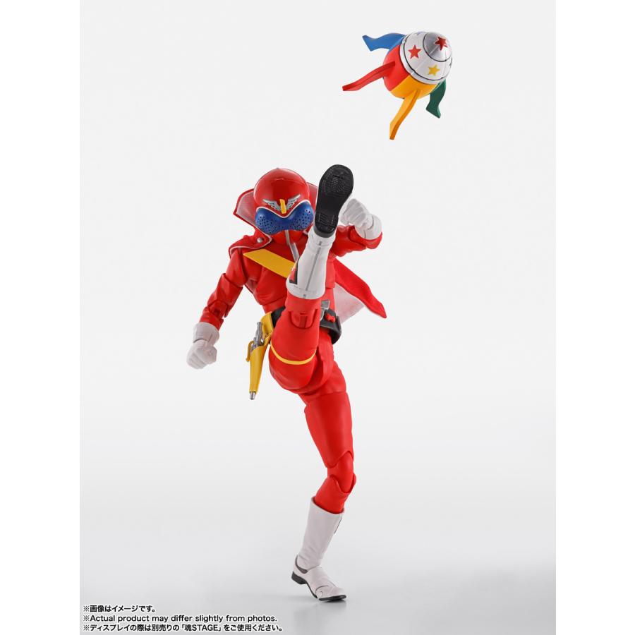 S.H.フィギュアーツ（真骨彫製法） 秘密戦隊ゴレンジャー アカレンジャー 秘密戦隊ゴレンジャー」より「S.H.Figuarts（真骨彫製法） アカ