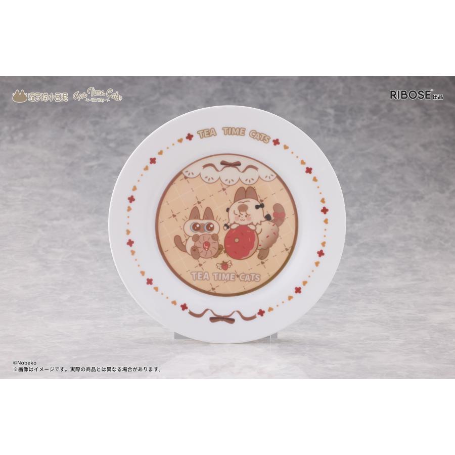 RIBOSE DLCシリーズ ティータイムキャッツ×シャム猫あずきさん 友情コラボ限定セット 特典付き フィギュア （ZF154243）の画像