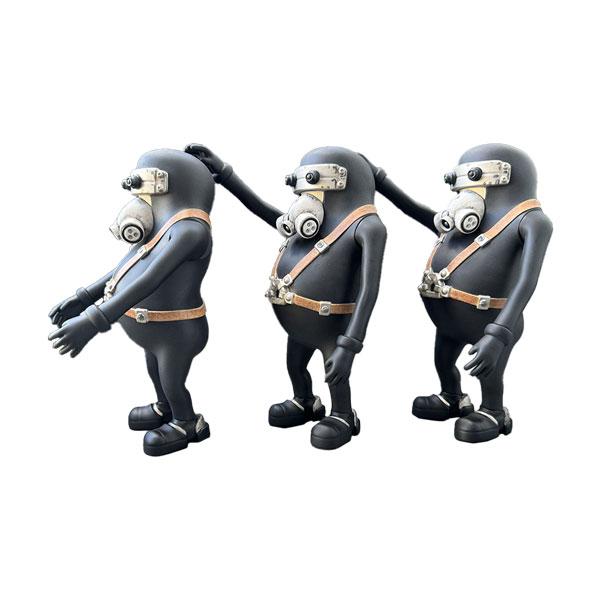 3体セット JUNK HEAD 1/1 「3バカ」 ソフビ フィギュア 送料無料◇JUNK HEAD 1/1 3バカ ソフビフィギュア 3個セット HMA