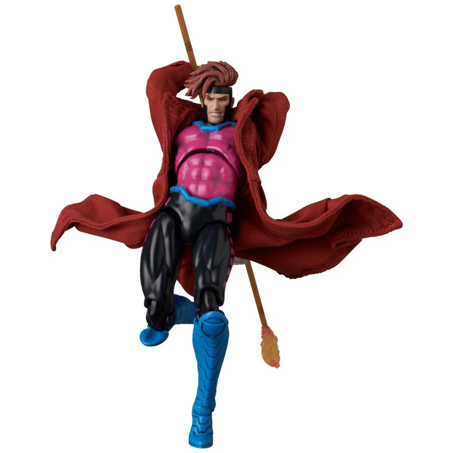 mafex ガンビット X-MEN』の伊達男・ガンビットが原作コミック版の姿でアクション
