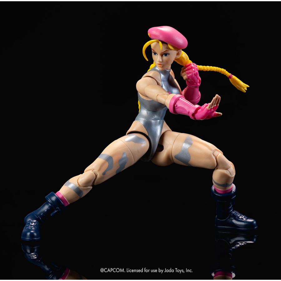 JADA TOYS ストリートファイター キャミィ (プレイヤー2) アクション