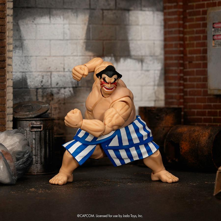 ストリートファイター PCS エドモンド EX版 スタチュー フィギュア JADA TOYS ストリートファイター アクションフィギュア 1/12スケール