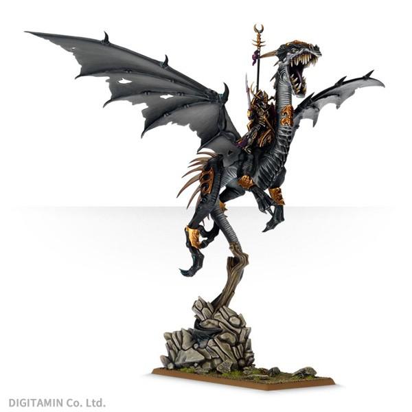 送料無料◇WARHAMMER/ウォーハンマー ： DARK ELF DREADLORD ON BLACK