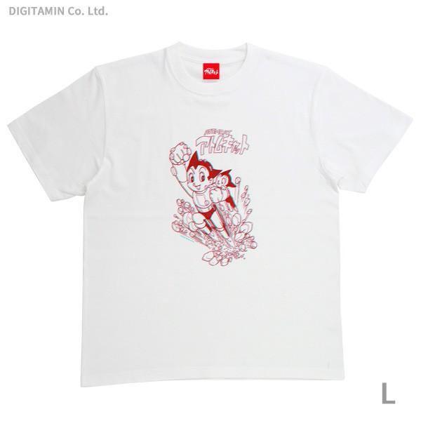 YUTAS 手塚治虫 Tシャツ アトムキャット アトムキャットA (WHITE) L