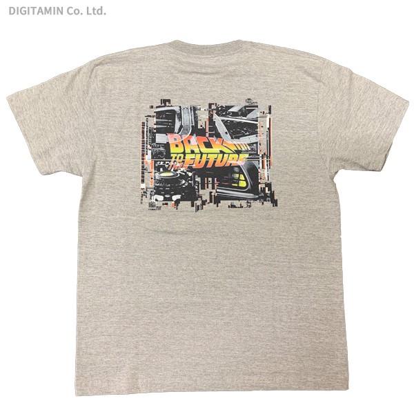 YUTAS バック・トゥ・ザ・フューチャーTシャツ BTTF デロリアンxロゴA GR XLサイズ◆ネコポス送料無料（ZG74678）｜digitamin｜02