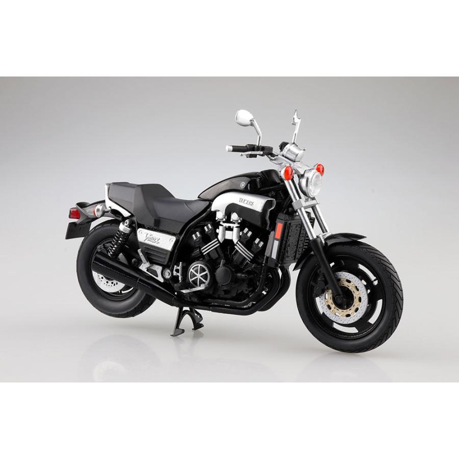 パーツ RAIMU スカイネット 1/12 完成品バイク Yamaha Vmax ブラック2 （ZM131053