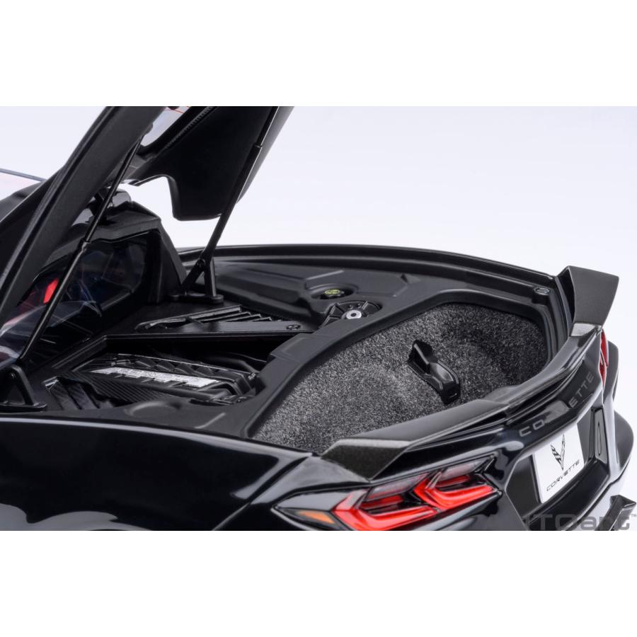 オートアート 1/18 シボレー コルベット (C8) スティングレイ Z51 (ブラック) ミニカー 71280 （ZM133481）の画像