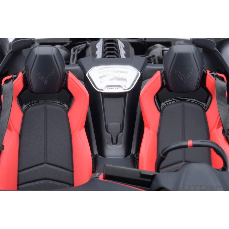 オートアート 1/18 シボレー コルベット (C8) スティングレイ Z51 (ブラック) ミニカー 71280 （ZM133481）の画像
