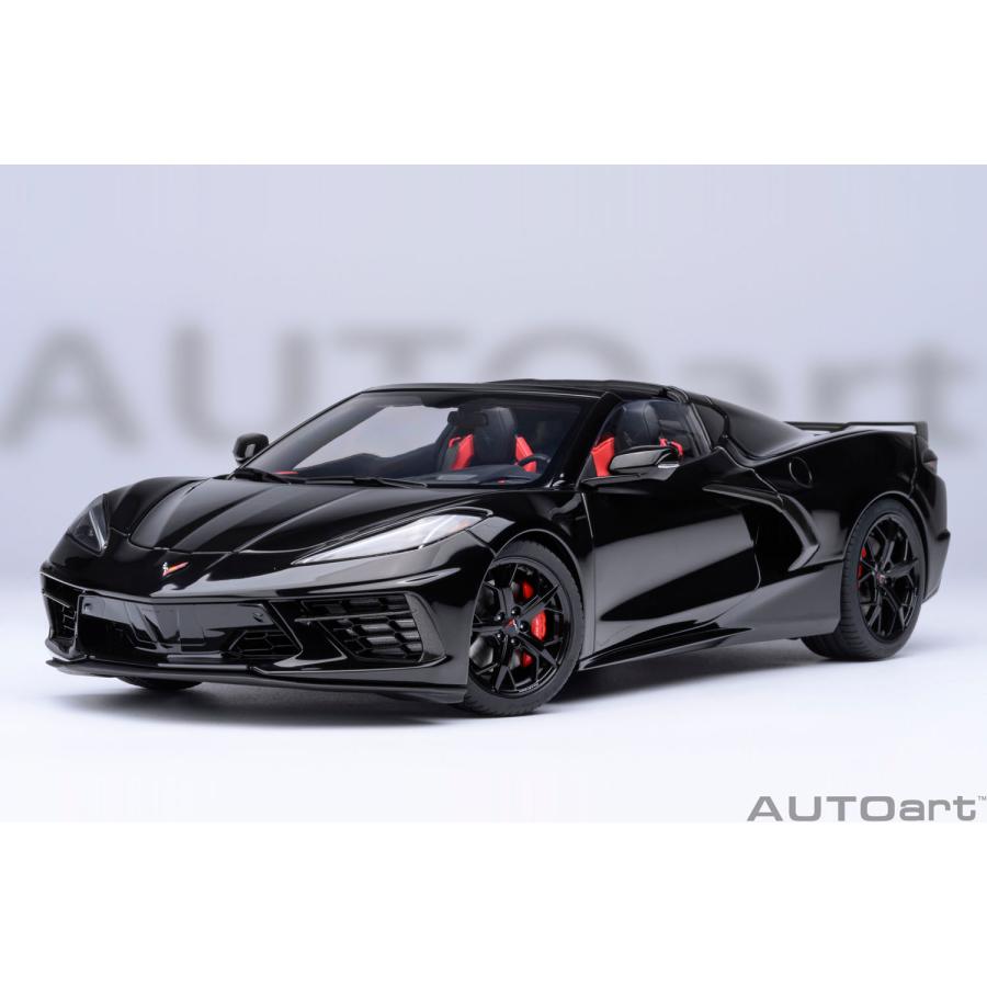 オートアート 1/18 シボレー コルベット (C8) スティングレイ Z51 (ブラック) ミニカー 71280 （ZM133481）の画像