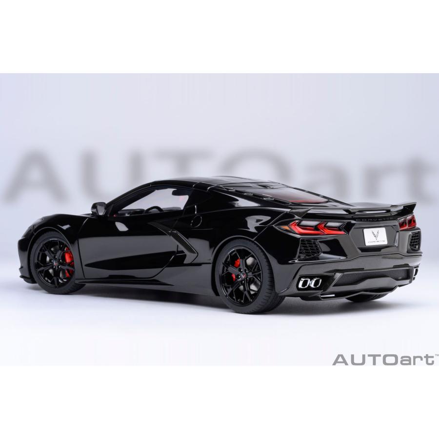 オートアート 1/18 シボレー コルベット (C8) スティングレイ Z51 (ブラック) ミニカー 71280 （ZM133481）の画像
