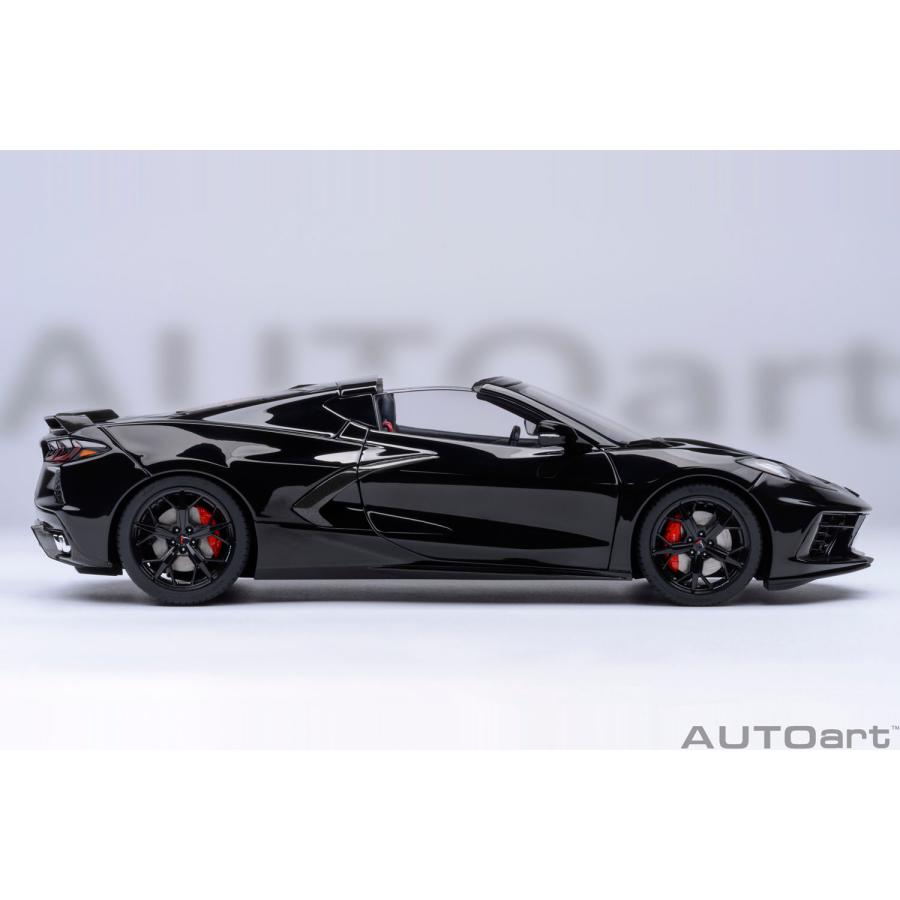 オートアート 1/18 シボレー コルベット (C8) スティングレイ Z51 (ブラック) ミニカー 71280 （ZM133481）の画像