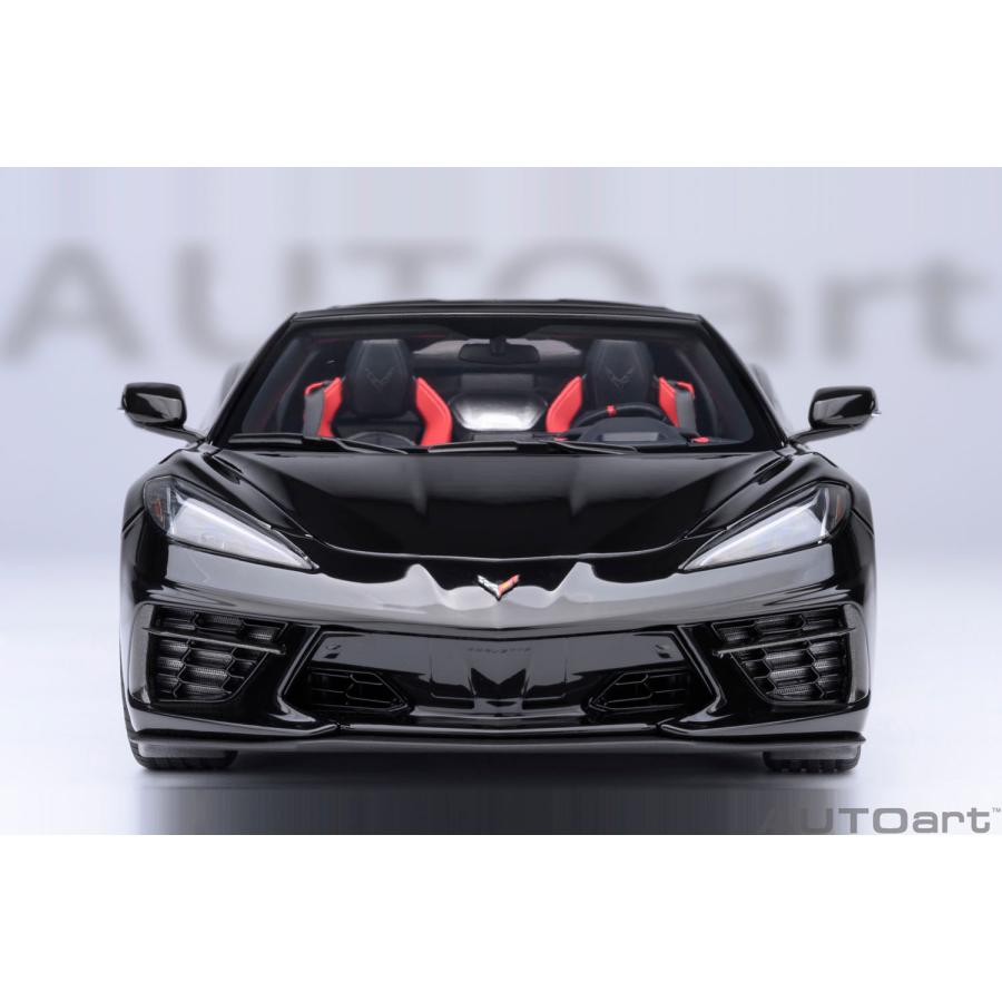 オートアート 1/18 シボレー コルベット (C8) スティングレイ Z51 (ブラック) ミニカー 71280 （ZM133481）の画像
