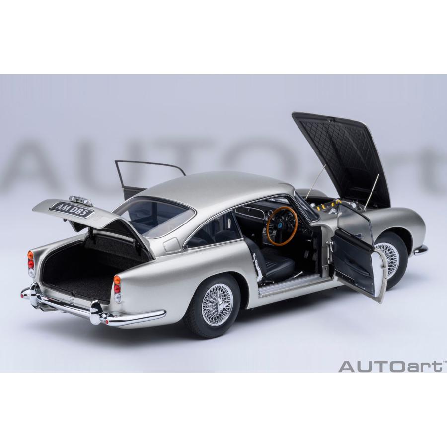 送料無料◇オートアート 1/18 アストンマーチン DB5 (シルバー