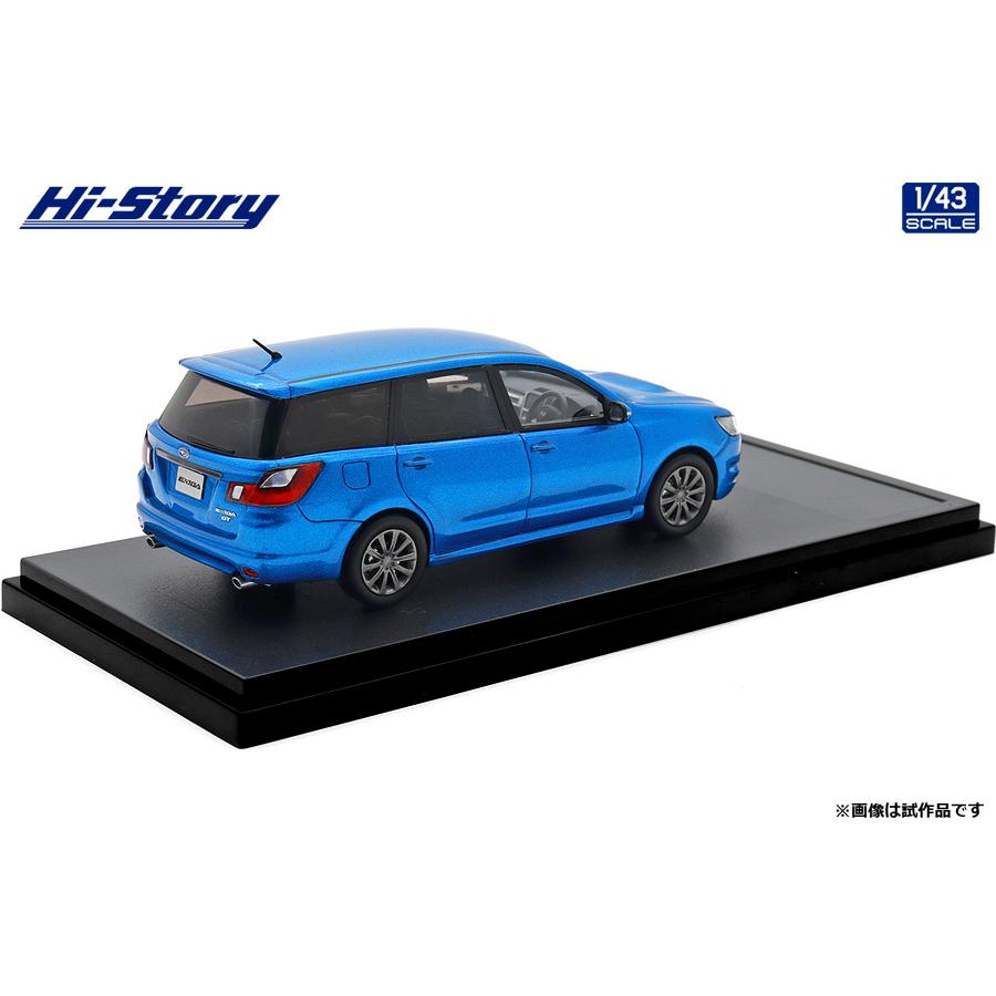 ハイストーリー 1/43 SUBARU EXIGA 2.0GT (2008) サファイヤブルー・パール ミニカー HS518BL （ZM151855）の画像