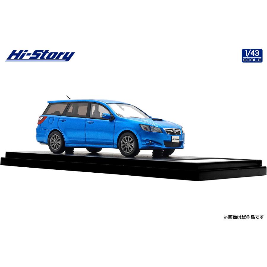 ハイストーリー 1/43 SUBARU EXIGA 2.0GT (2008) サファイヤブルー・パール ミニカー HS518BL （ZM151855）の画像