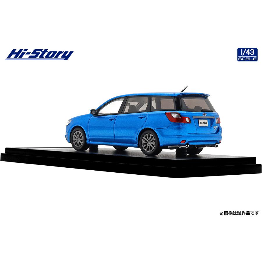 ハイストーリー 1/43 SUBARU EXIGA 2.0GT (2008) サファイヤブルー・パール ミニカー HS518BL （ZM151855）の画像
