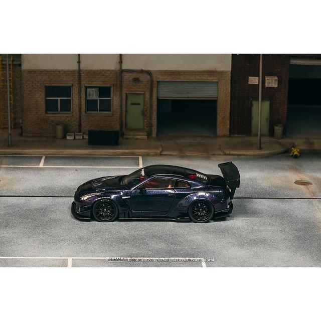 送料無料◆ターマック 1/43 LBワークス 日産・GT-R R35 type2 (ミッドナイトパープル) ミニカー T43-019-MP （ZM152101）の画像
