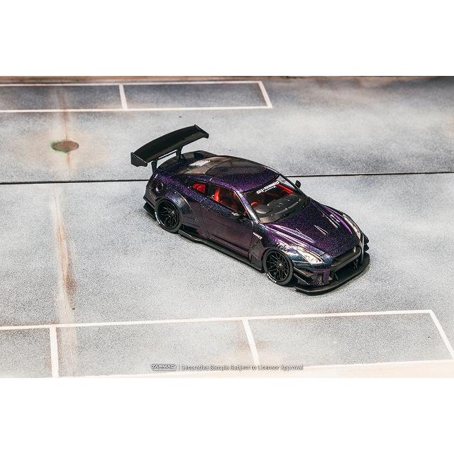 送料無料◆ターマック 1/43 LBワークス 日産・GT-R R35 type2 (ミッドナイトパープル) ミニカー T43-019-MP （ZM152101）の画像