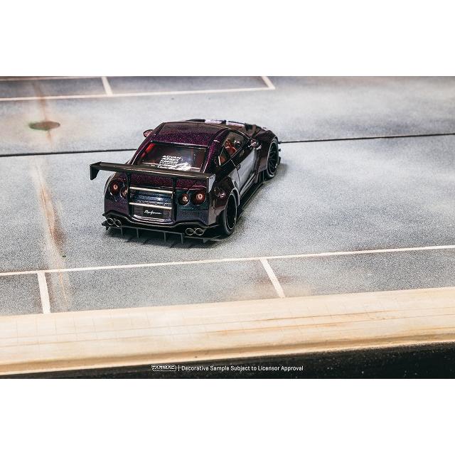 送料無料◆ターマック 1/43 LBワークス 日産・GT-R R35 type2 (ミッドナイトパープル) ミニカー T43-019-MP （ZM152101）の画像