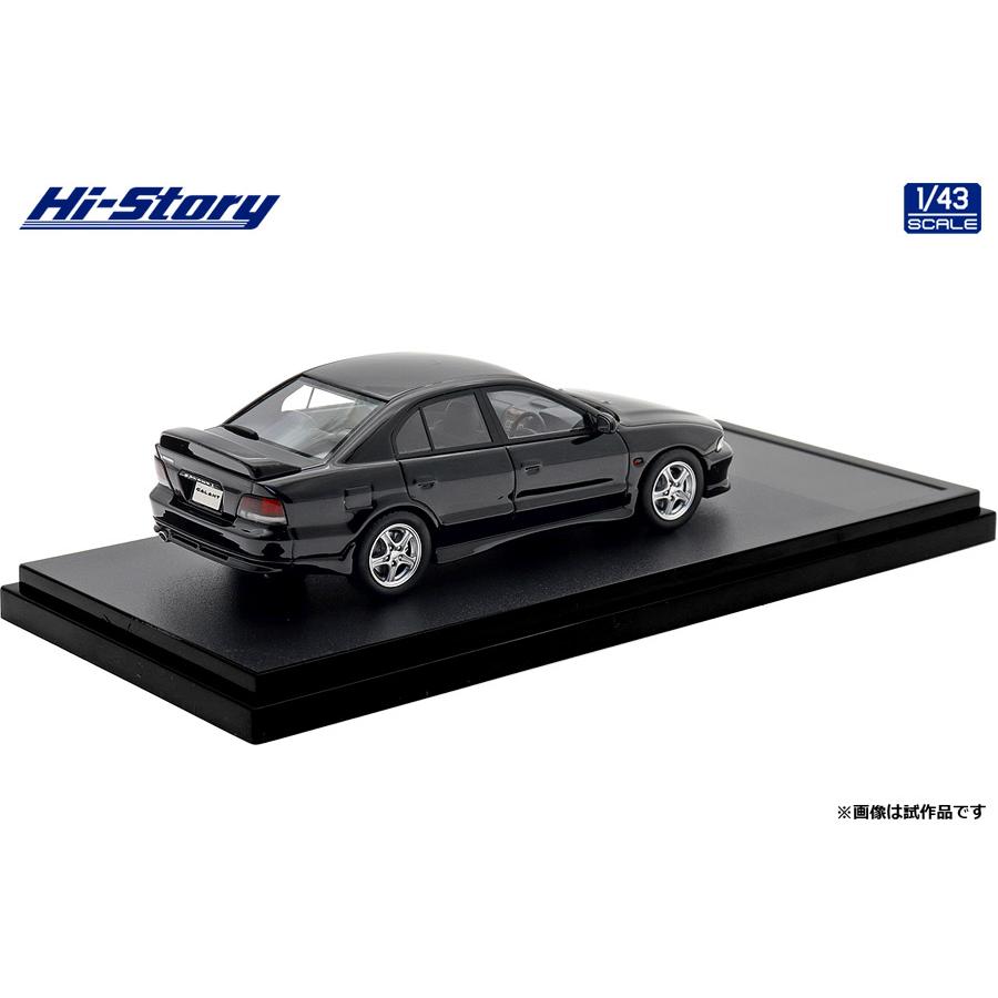 ハイストーリー 1/43 MITSUBISHI GALANT VR-4 (1996) ピレネーブラック ミニカー HS513BK （ZM153495）の画像