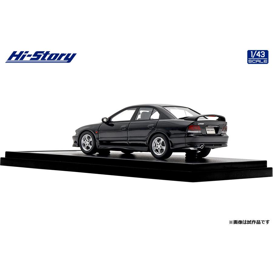 ハイストーリー 1/43 MITSUBISHI GALANT VR-4 (1996) ピレネーブラック ミニカー HS513BK （ZM153495）の画像