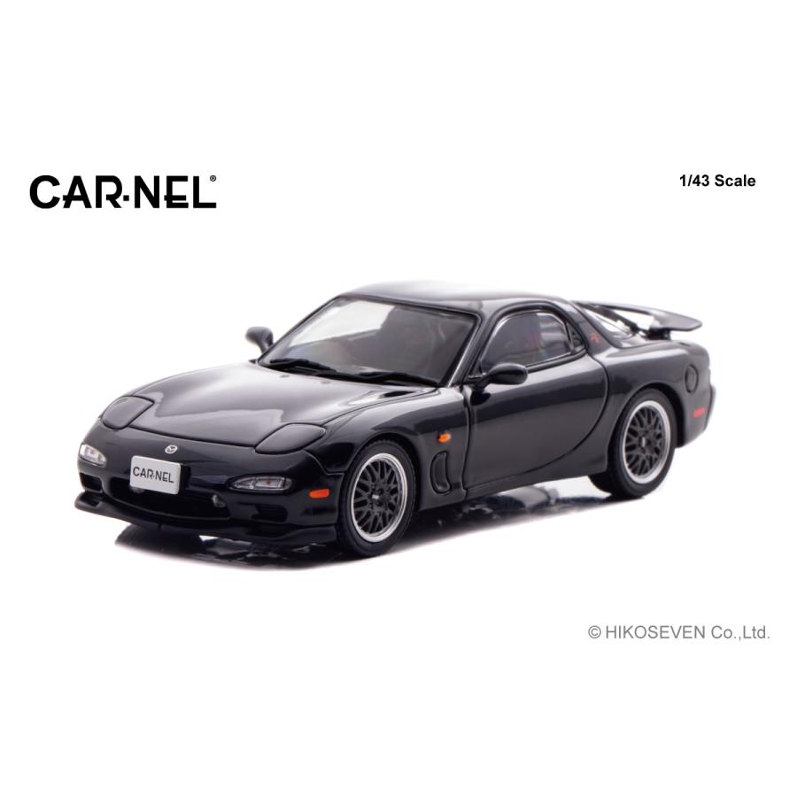 CARNEL 1/43 マツダ RX-7 Type RZ (FD3S) 1998 (ブリリアントブラック) 限定300台 ダイキャスト製 ミニカー CN439813 （ZM166317） |  | 01