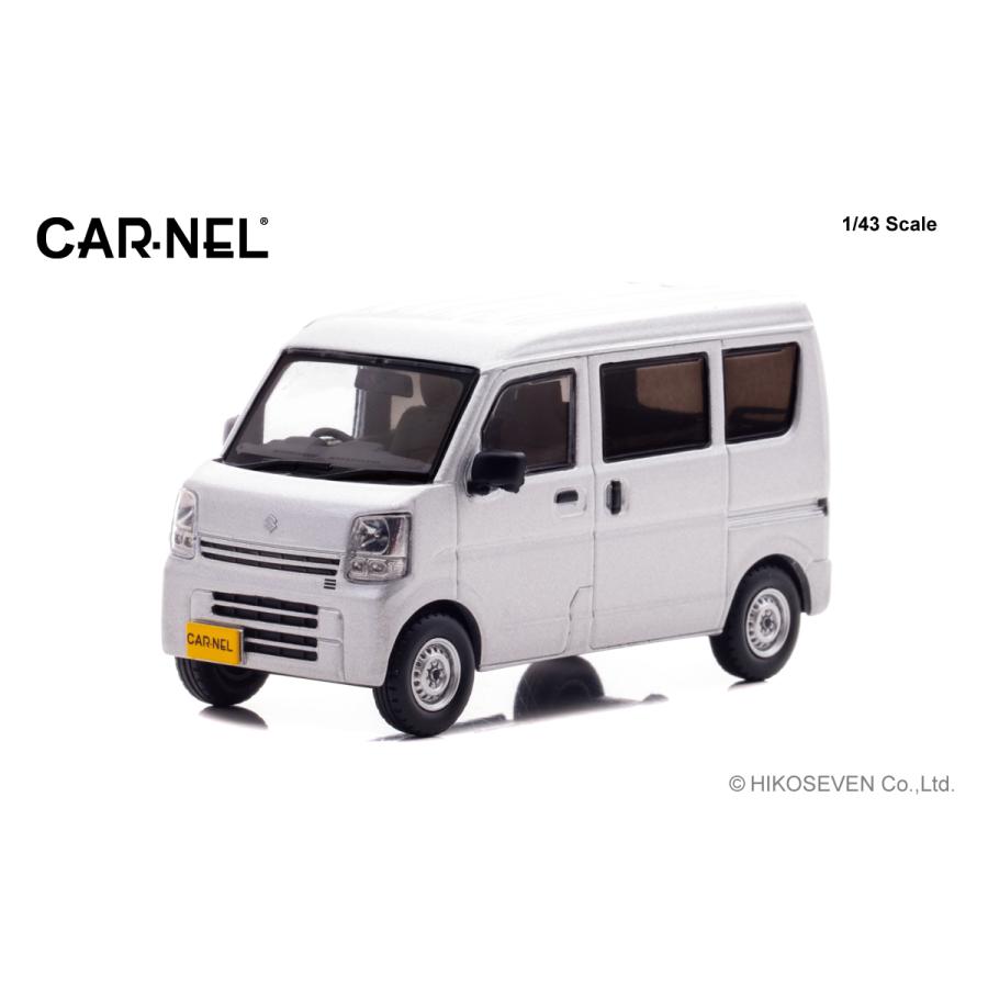 CARNEL 1/43 スズキ エブリイ PA (DA17V) 2021 Silky Silver Metallic