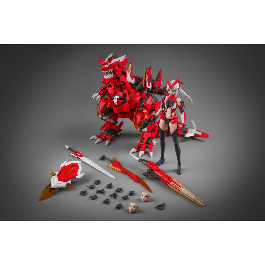 喜玩社 (X-PLAY) 龍姫-01 羽王龍&火蛍 プラスチックモデルキット