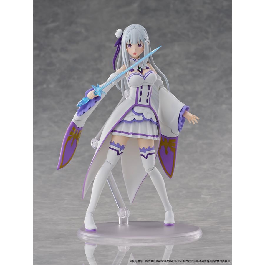 カドプラ KADOKAWA PLASTIC MODEL SERIES Re：ゼロから始める異世界生活 エミリア DX ver. プラモデル KADOKAWA （ZP158289）の画像