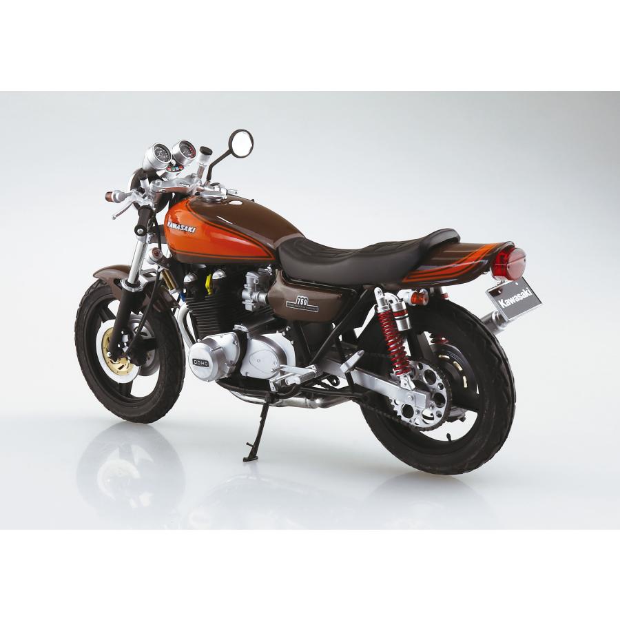 アオシマ 1／12 バイク　Z2 カワサキKawasaki750ブラック完成品 青島文化教材社 アオシマ ザ・バイク No.04 1/12 カワサキ Z2