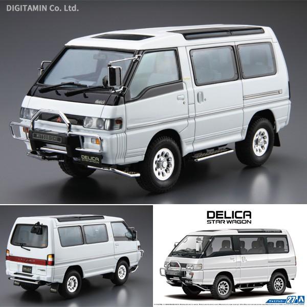 アオシマ 1/24 ミツビシ P35W デリカスターワゴン ’91 プラモデル ザ・モデルカー No.27（ZS20846）｜digitamin