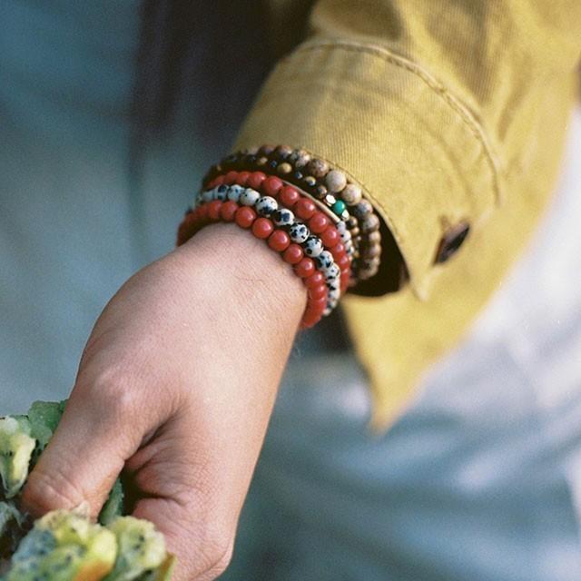 ブランコ アースブレスレット レッドハウライト BRANCO Earth RED HOWLITE メール便可 |  | 05