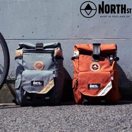 【希少】ノースストリート　North ST リュック　自転車　リアバッグ NORTH ST Bags（ノース ストリート バッグス）バックパック 鞄