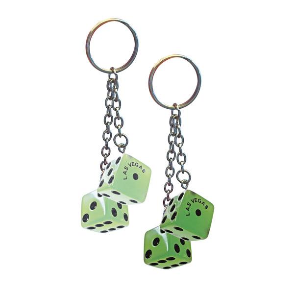 TWIN DICE KEYRING 蓄光 GLOW IN THE DARK キーリング 小物 メンズ ラスベガス | 