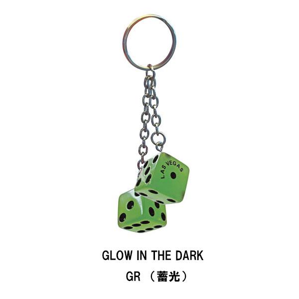 TWIN DICE KEYRING 蓄光 GLOW IN THE DARK キーリング 小物 メンズ ラスベガス |  | 02