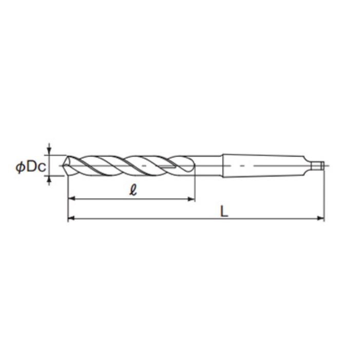 有名メーカー テーパーシャンクドリル 26.2/26.3/26.4/26.6/26.7/26.8