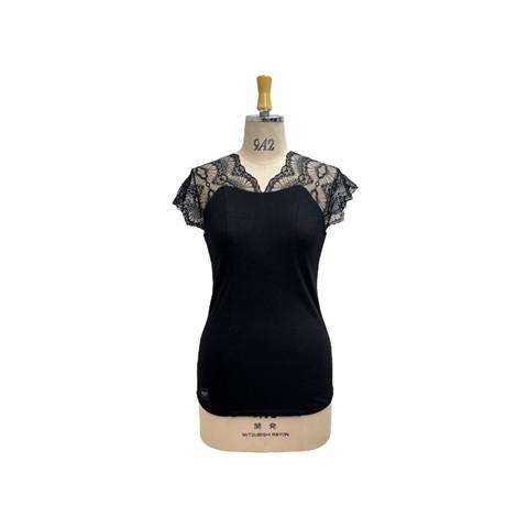 ayane アヤン ショルダーレースタンク 816312 ブラック : dimanche