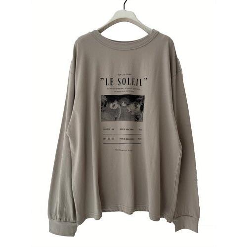 CHIGNON 送料無料 シニヨン Relax PHOTO ロンTee 8455-317KK