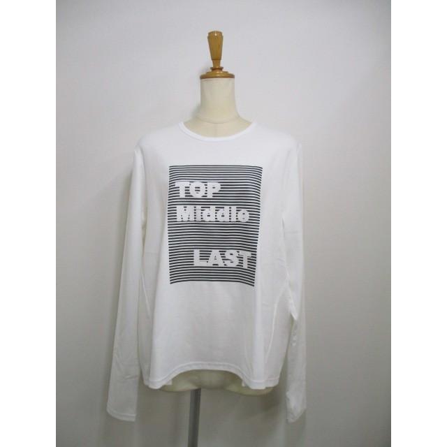 CYAN TOKYO（シアントーキョー） バックギャザーロゴL/S T 507408