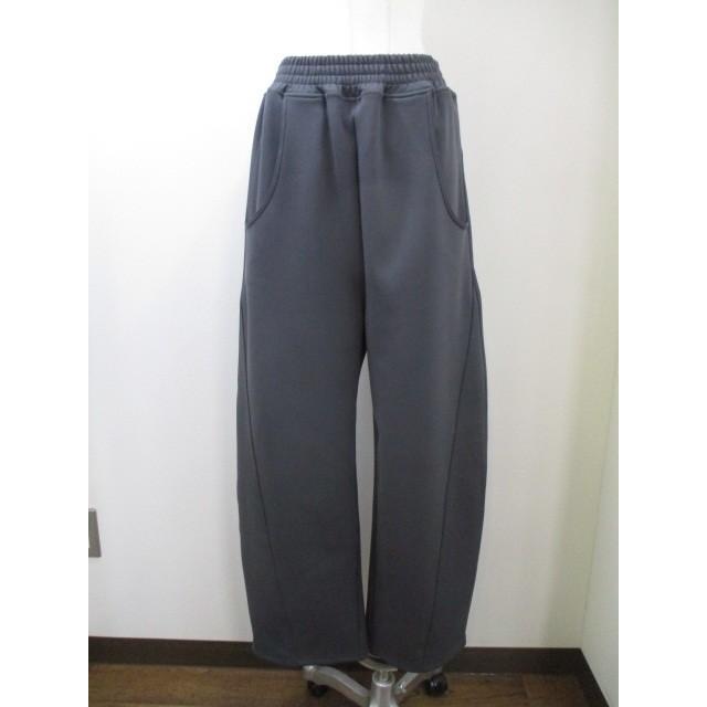 ディニテコリエ Dignite collier カットカーブパンツ CHACOAL  