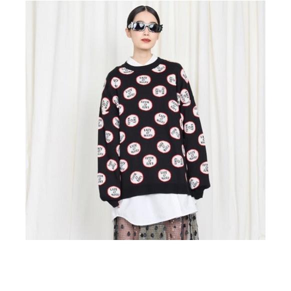 ✨️新品タグ付き✨️THOMAS MAGPIE トーマスマグパイ ニット 希少 THOMAS MAGPIE トーマスマグパイ レイジー ニット (2253704) 9月