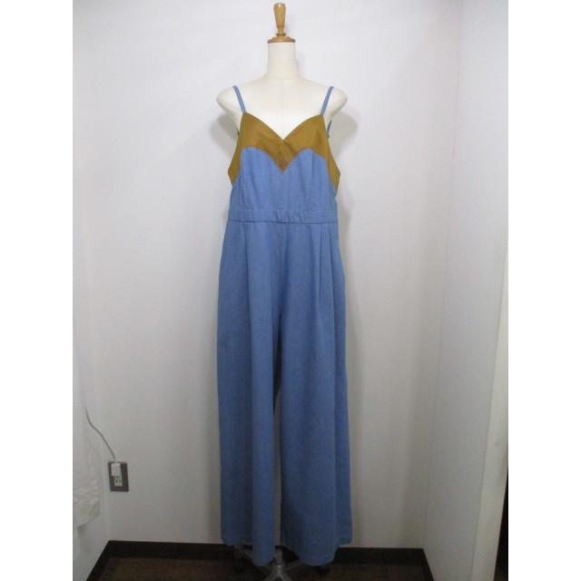 送料無料 THOMAS MAGPIE トーマスマグパイ ライトデニムサロペット