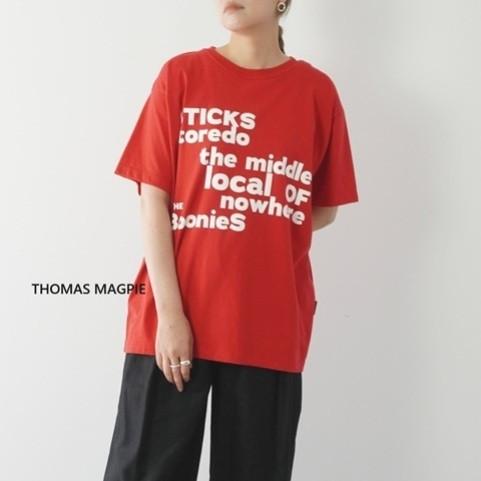 トーマスマグパイ THOMAS MAGPIE STICKS BIG Tシャツ 2262861 レッド